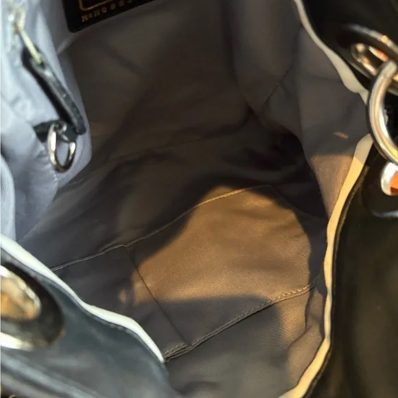 COACH HOBO SHOULDER  HANDBAG 13420 PARKER OP ART BLACK LEATHER TRIM - Picture 10 of 10